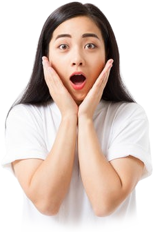 Shocked woman after receiving a legal letter from a creditor